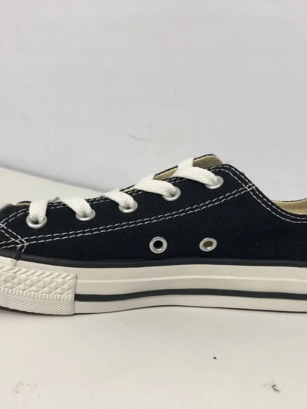 Converse CTAS Black Lace Up Canvas Sneakers 3J235 Sz Youth Unisex 3 EUR 35